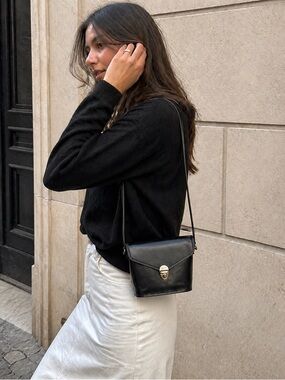 Bally Vintage Leather Crossbody or Shoulder Purse No Straps Inc.